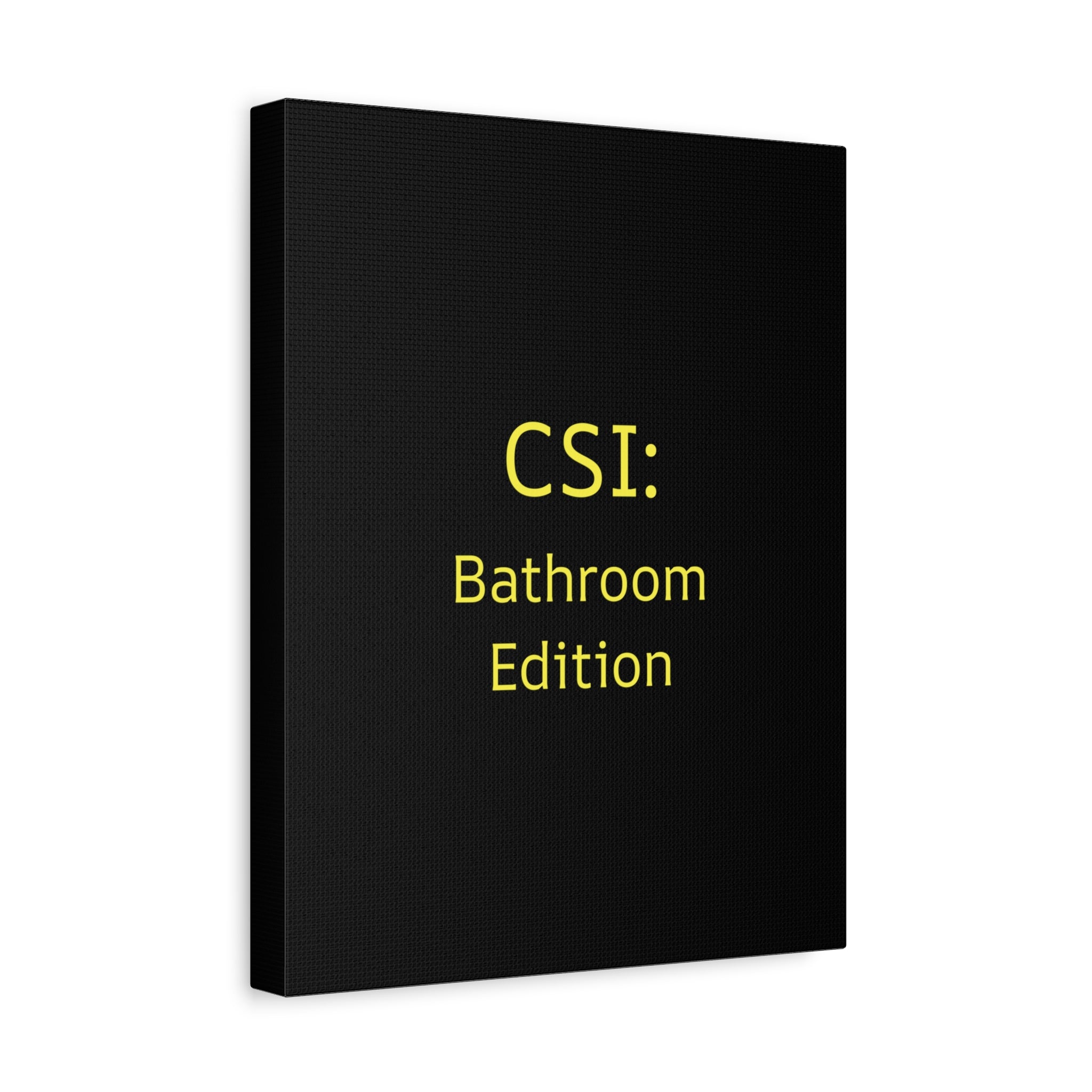 CSI: Bathroom Edition