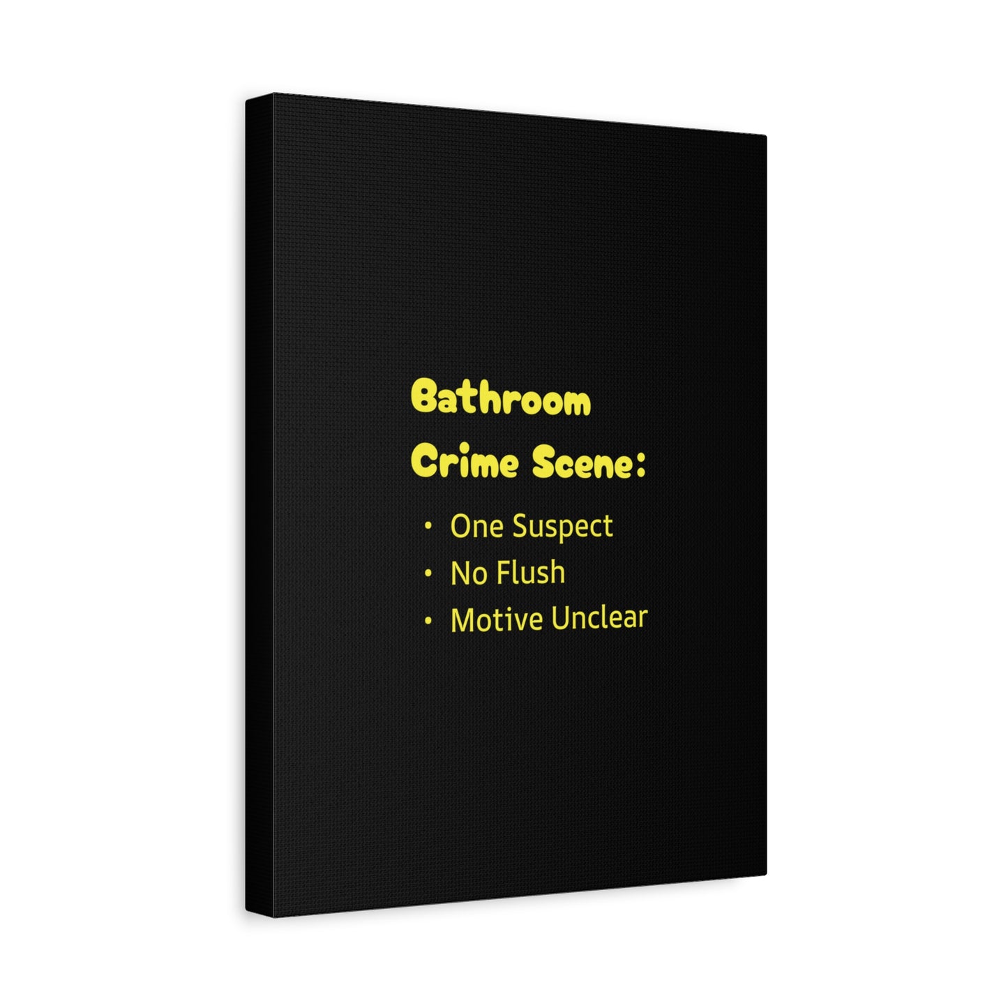 Bathroom Crime Scene