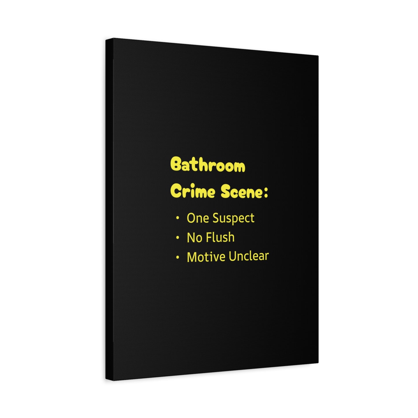 Bathroom Crime Scene