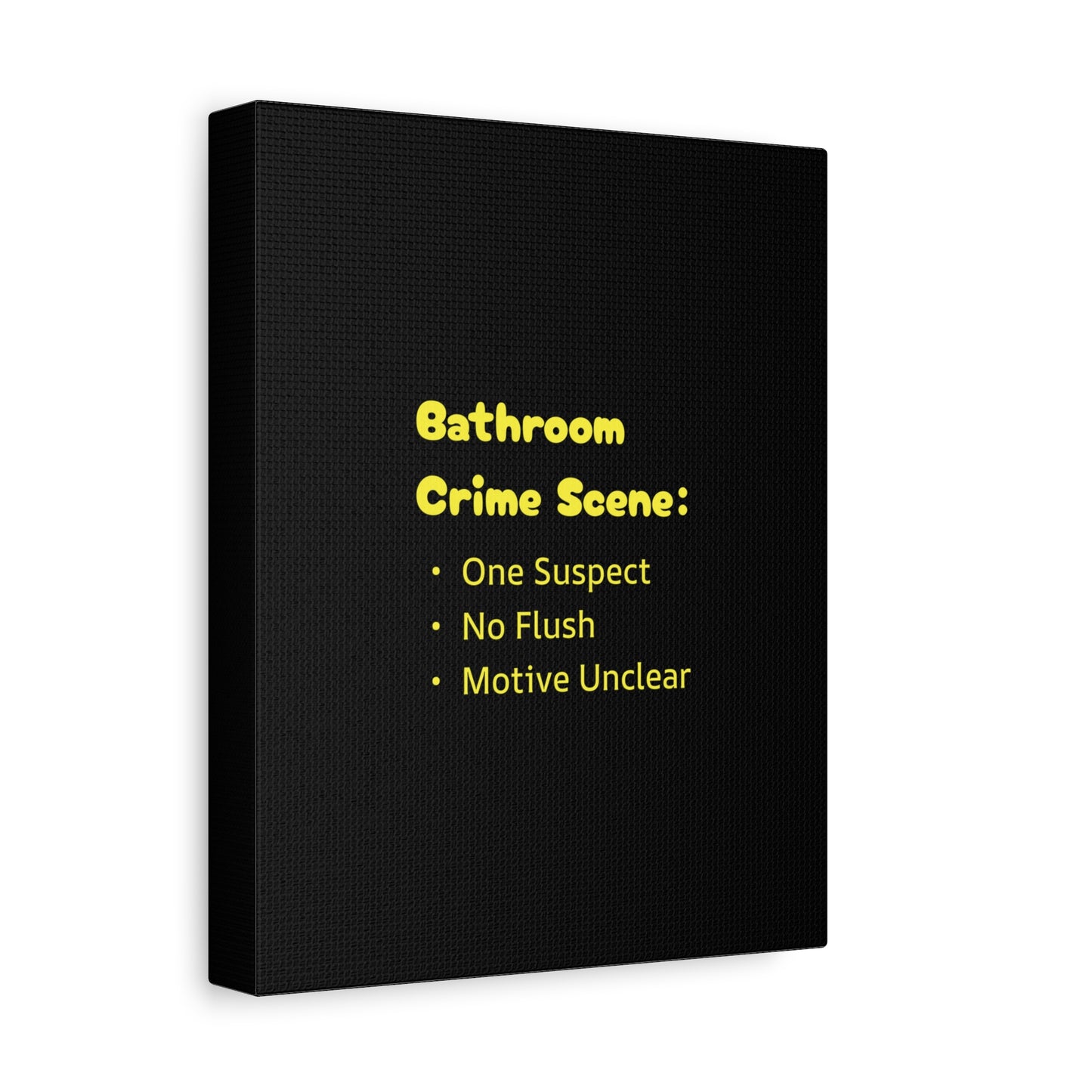 Bathroom Crime Scene