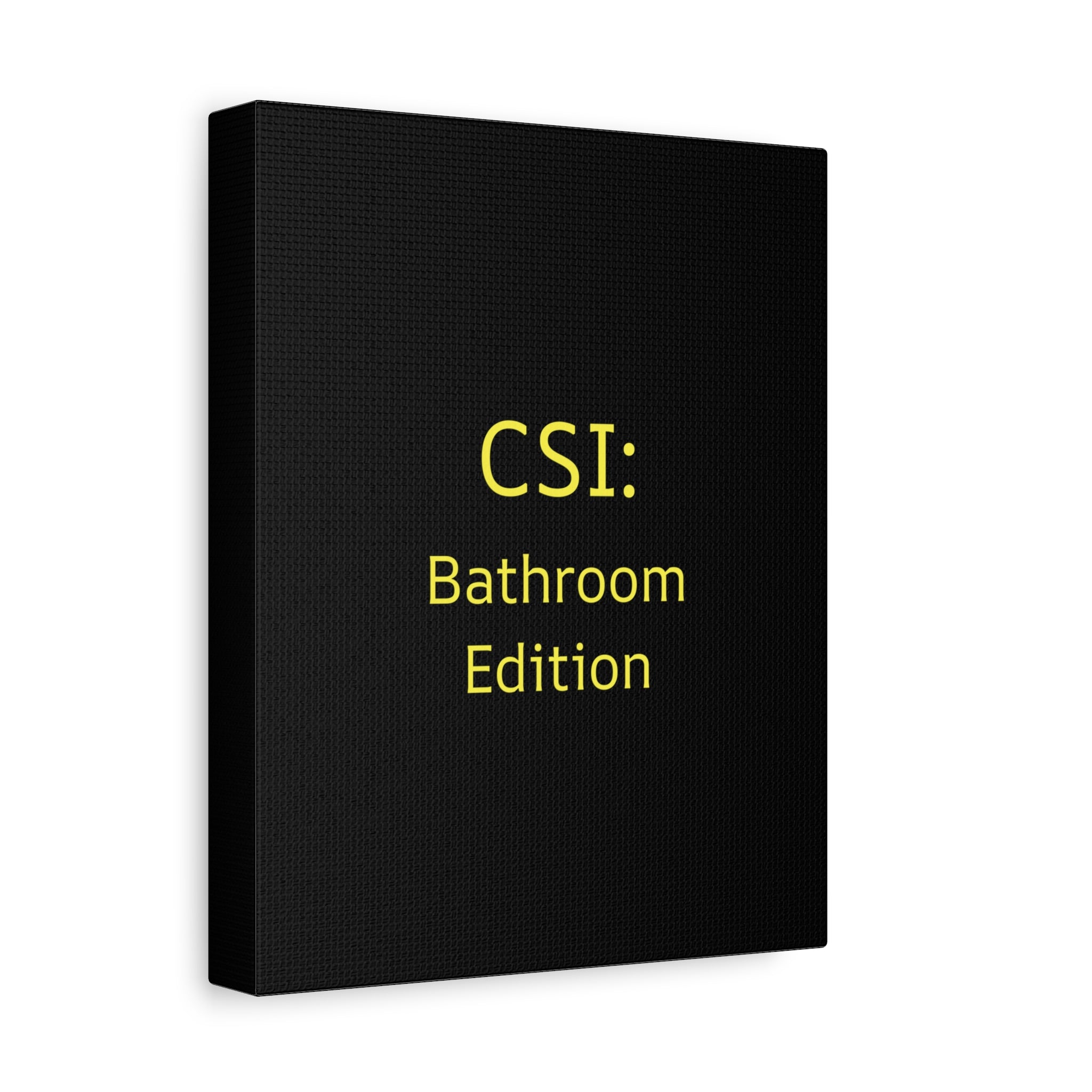 CSI: Bathroom Edition