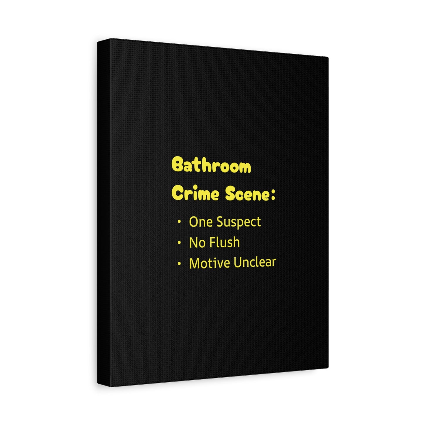 Bathroom Crime Scene