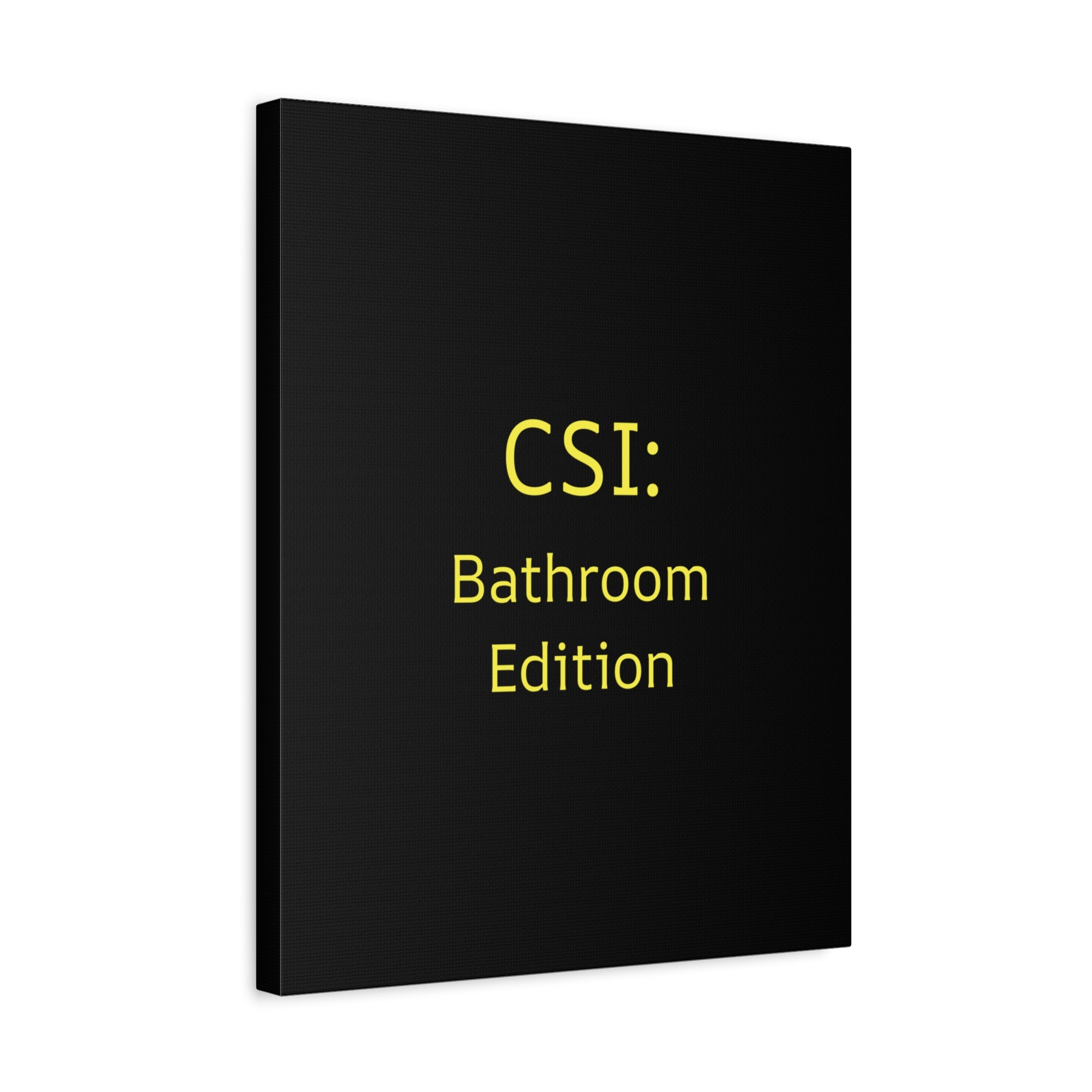 CSI: Bathroom Edition