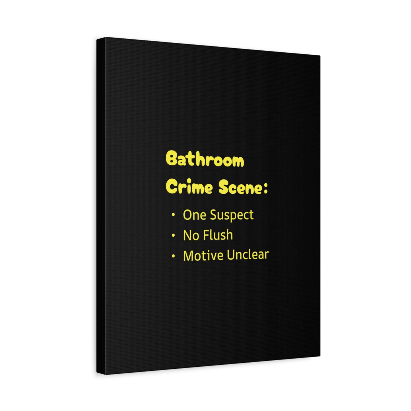 Bathroom Crime Scene