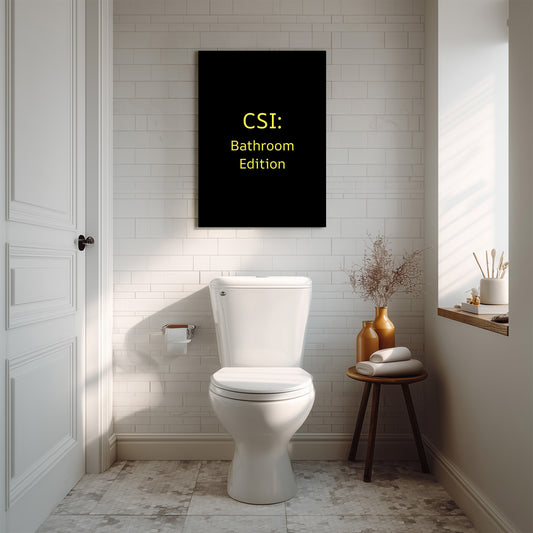 CSI: Bathroom Edition