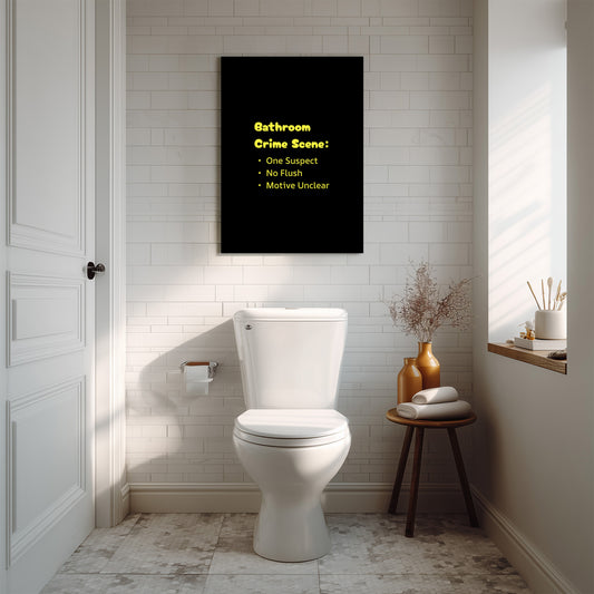 Bathroom Crime Scene